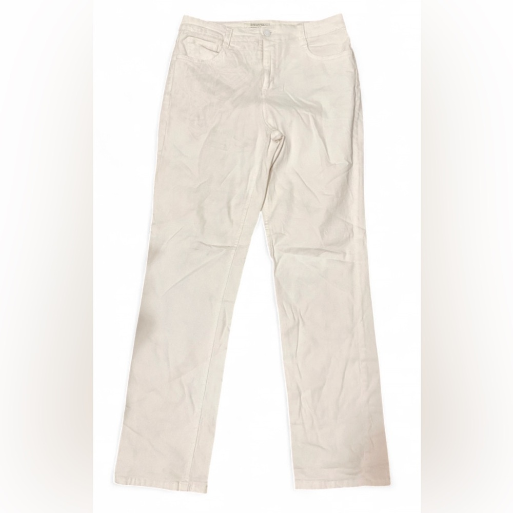 Jones New York Jeans Lexington Straight Leg White Jeans Women’s Size 12